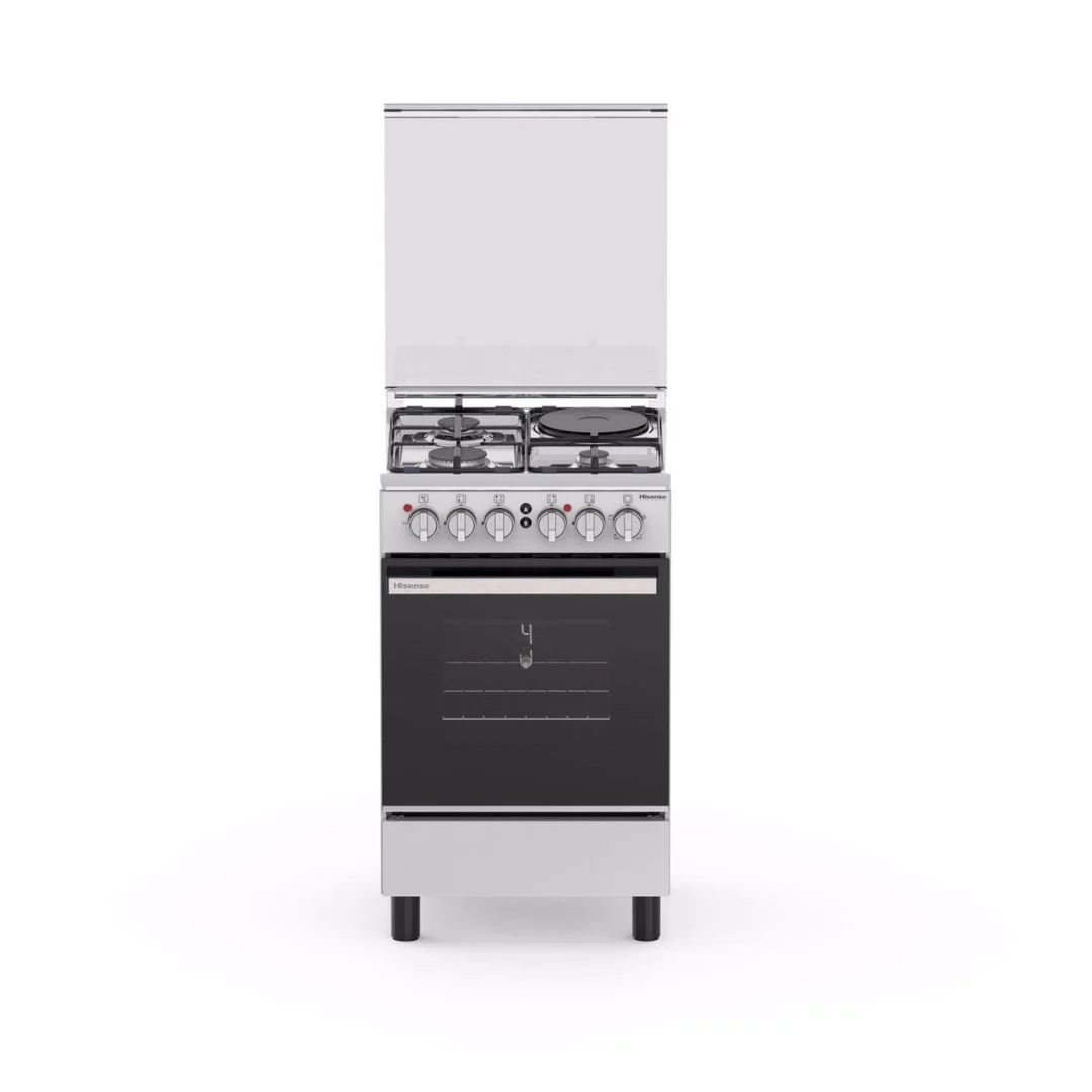 Hisense Free Standing Cooker 50 CM 3 Gas 1 Electric Burners